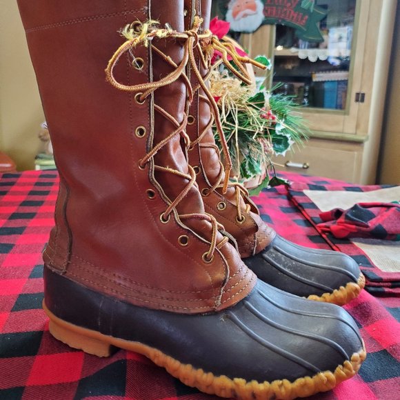 ll bean boots red sole